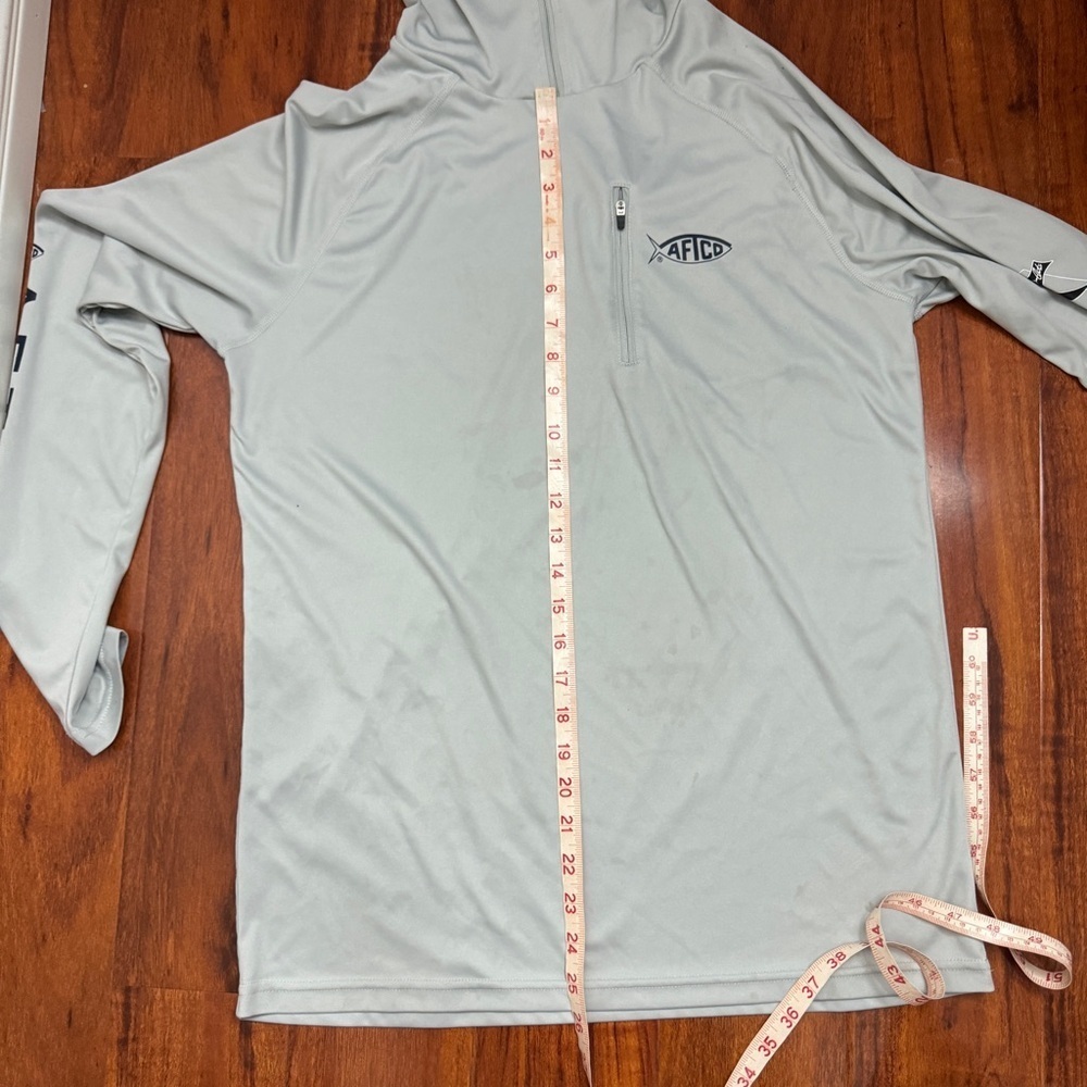 Aftco Light Hoodie Jacket Shirt Size Small Active - Picture 10 of 11